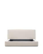 Кровать Blok бежевая со съемными чехлами под матрас 180 х 200 см