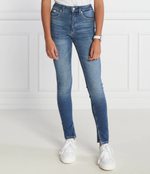 Джинсы HIGH RISE SUPER SKINNY ANKLE CALVIN KLEIN JEANS - голубой(J20J221773)