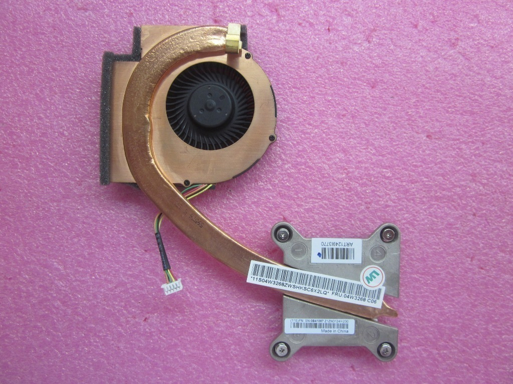 Радиатор с вентилятором для ноутбука Lenovo ThinkPad T430i (04W3268), оригинал