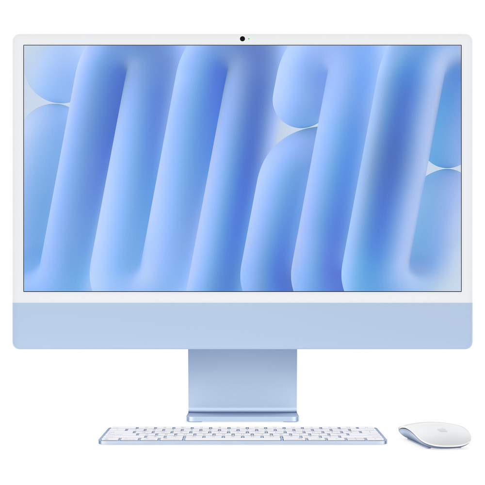 Apple iMac 24" M4 CPU 8-Core, GPU 8-Core, 16GB, 256GB, 2024 Blue
