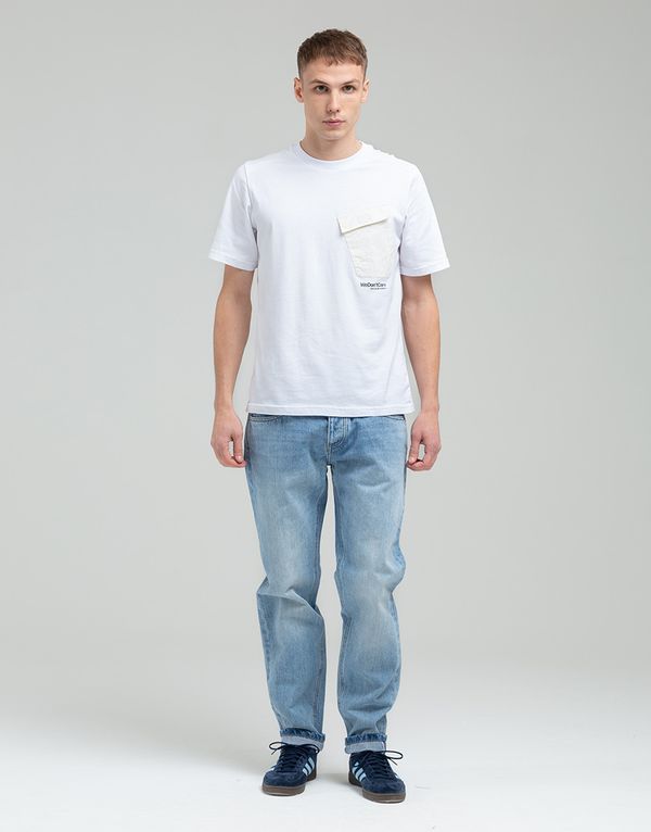 Джинсы We Don’t Care 12oz Regular Tapered Blue Light Used - фото 2