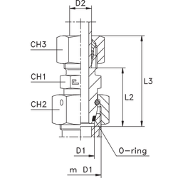 Соединение PNF DS14 М36х2 B3 (в сборе)