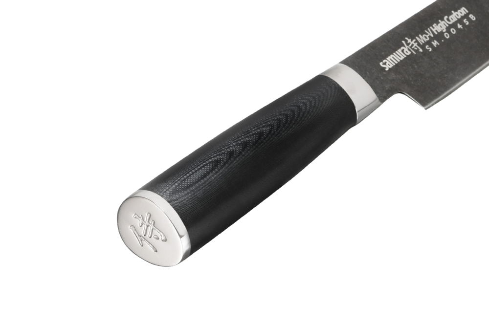 Нож кухонный для нарезки 23см Samura Mo-V Stonewash SM-0045B/K