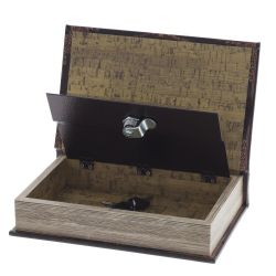 GAEM Шкатулка-книга сейф, L15,5 W5 H24 см