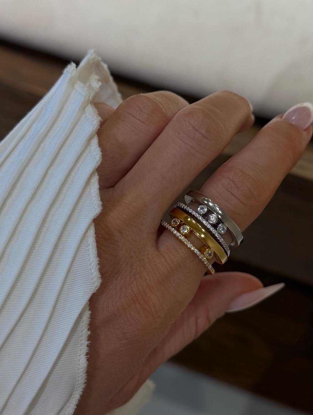 Кольцо Monika gold