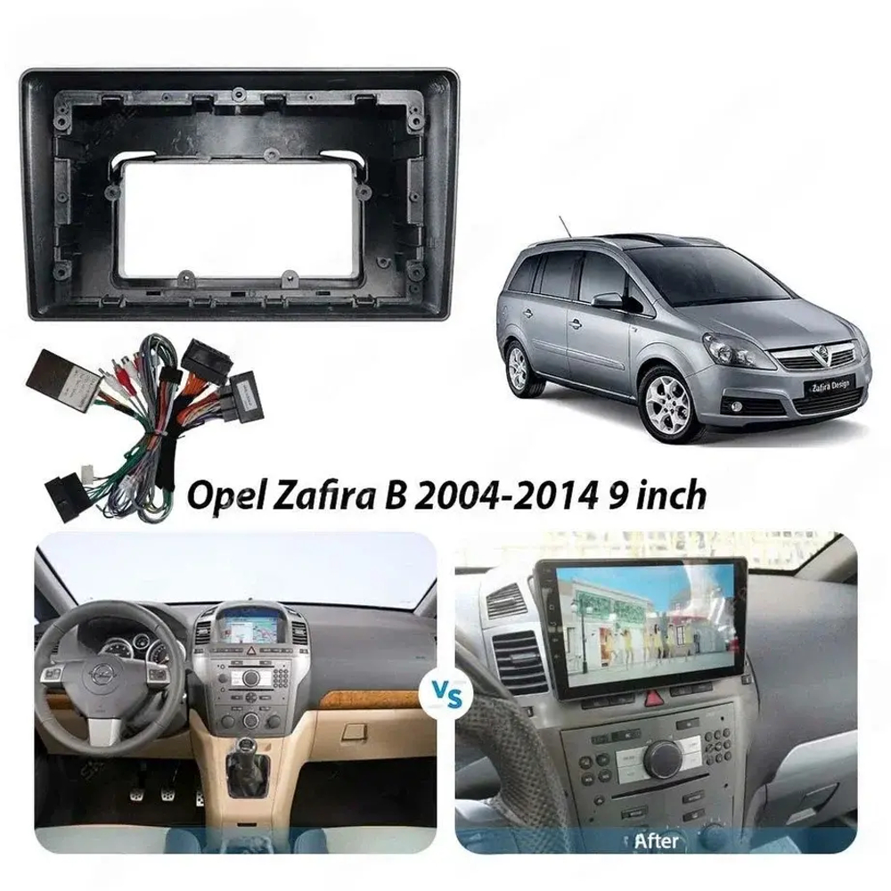 Магнитола для Opel Zafira B - Carmedia SF-9310 QLed+2K, Android 12, TS10, CarPlay, 4G SIM-слот