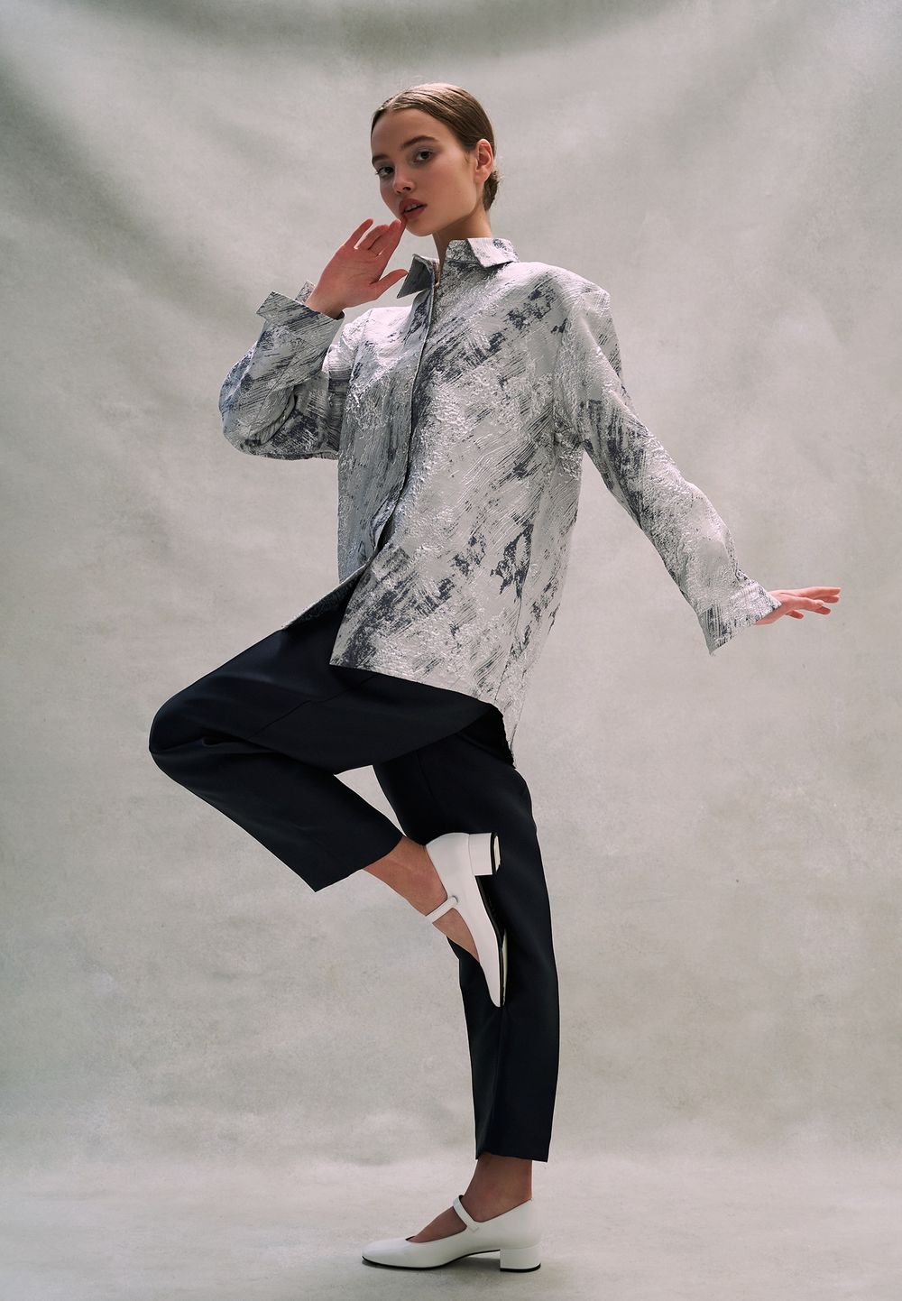 Рубашка с длинным рукавом Silver rain