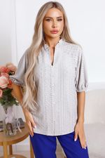 Блуза Люция (серая) Б15327-45М LT Collection