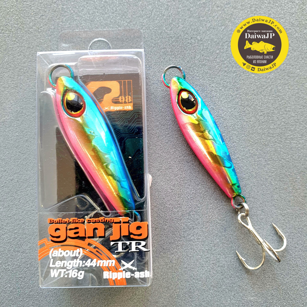 Пилькер TSURUGIYA GAN JIG 16g Blue Light Green Pink