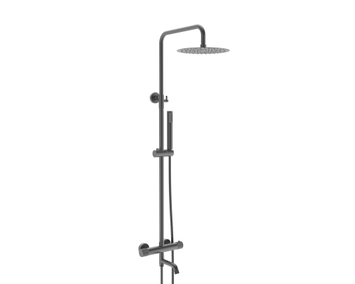 403561-G Душевая система с термостатом  (ГРАФИТ) ViEiR (5/1шт)