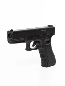 Пистолет пневм. Stalker S17 (аналог "Glock17") к.4,5мм, пластик, 120 м/с, чер