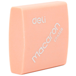 Ластик DELI "Macaron", квадратный, ассорти, 35х35х11 мм