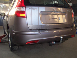 Фаркоп оцинкованный Galia H076A для Hyundai i30 универсал 2007-2012(паспорт и сертификат в комплекте)(без электрики)