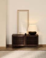 Тумба для обуви Beyla из ясеня с отделкой под орех