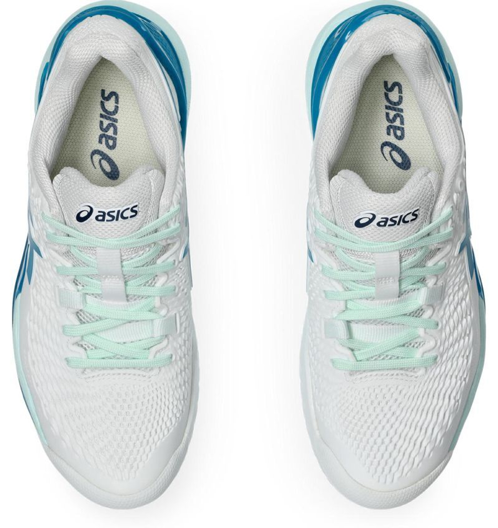 Женские Кроссовки теннисные Asics Gel-Resolution 9 - белый