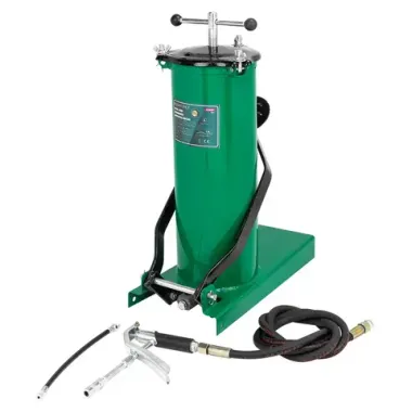 Нагнетатель смазки с ножным приводом, 6кг (длина шланга 1.5, внутр.Ø 150мм, внутр. высота 420мм) RockFORCE RF-2096H MST