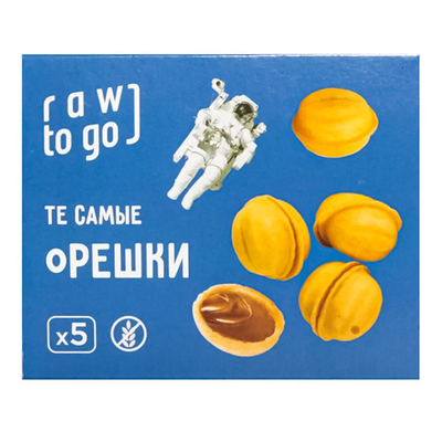 Орешки с кокосовой сгущенкой Raw to Go, 100  г