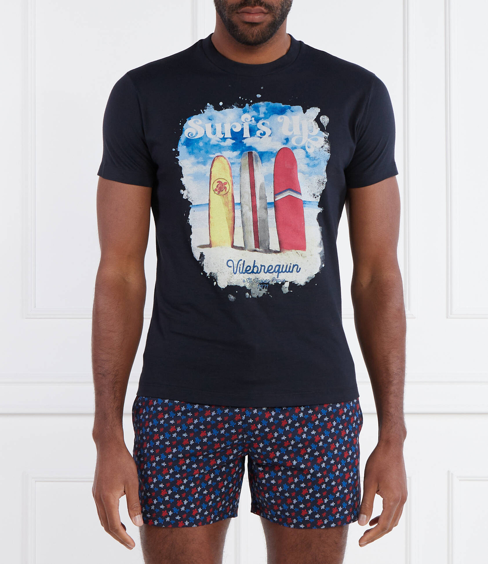 Футболка Vilebrequin - темно-синий(PTSAP385)