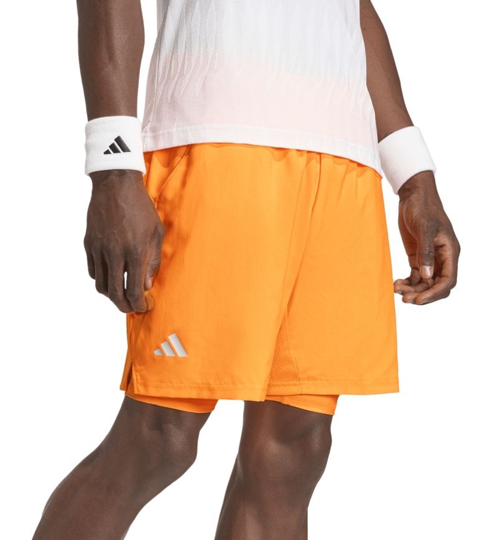 Теннисные шорты Adidas Club 2in1 - pure orange
