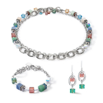 Колье-трансформер 4-in-1 Coeur de Lion Multicolor Gemstone 4520/10-1561