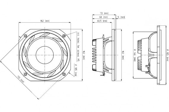 EighteenSound 6ND430/4 неодимовый динамик, диаметр 6 дюймов, 200Вт