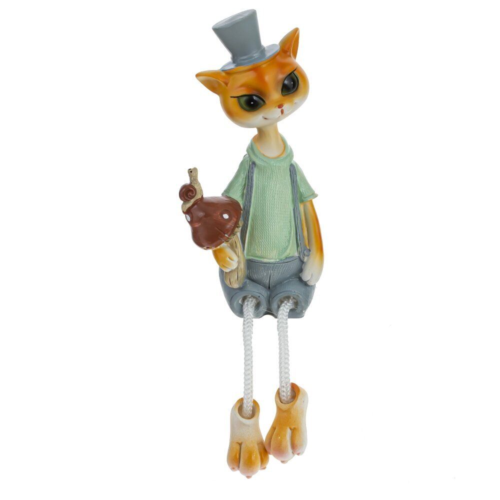 GAEM Набор из 2-х фигурок декоративных "Кот", L7 W6 H13 см