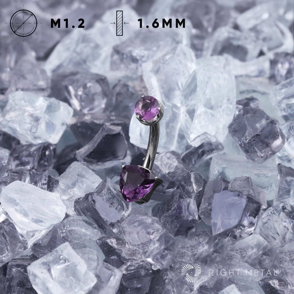 Банан Trillion Amethyst CZ