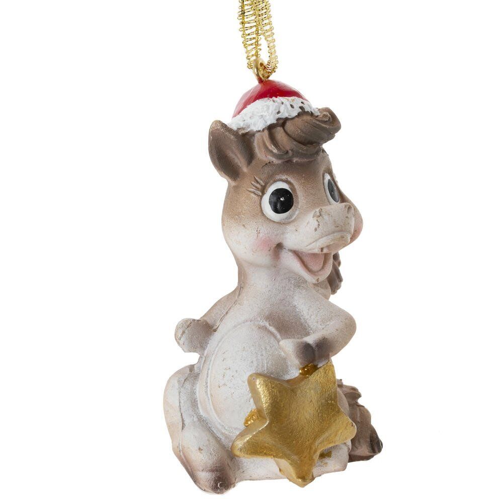 GAEM Фигурка декоративная подвесная "Лошадка", L4,5 W4 H7 см, 4в.