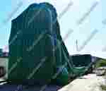 Коммерческий надувной батут-горка "Тропический спуск", 21*6*11 м.