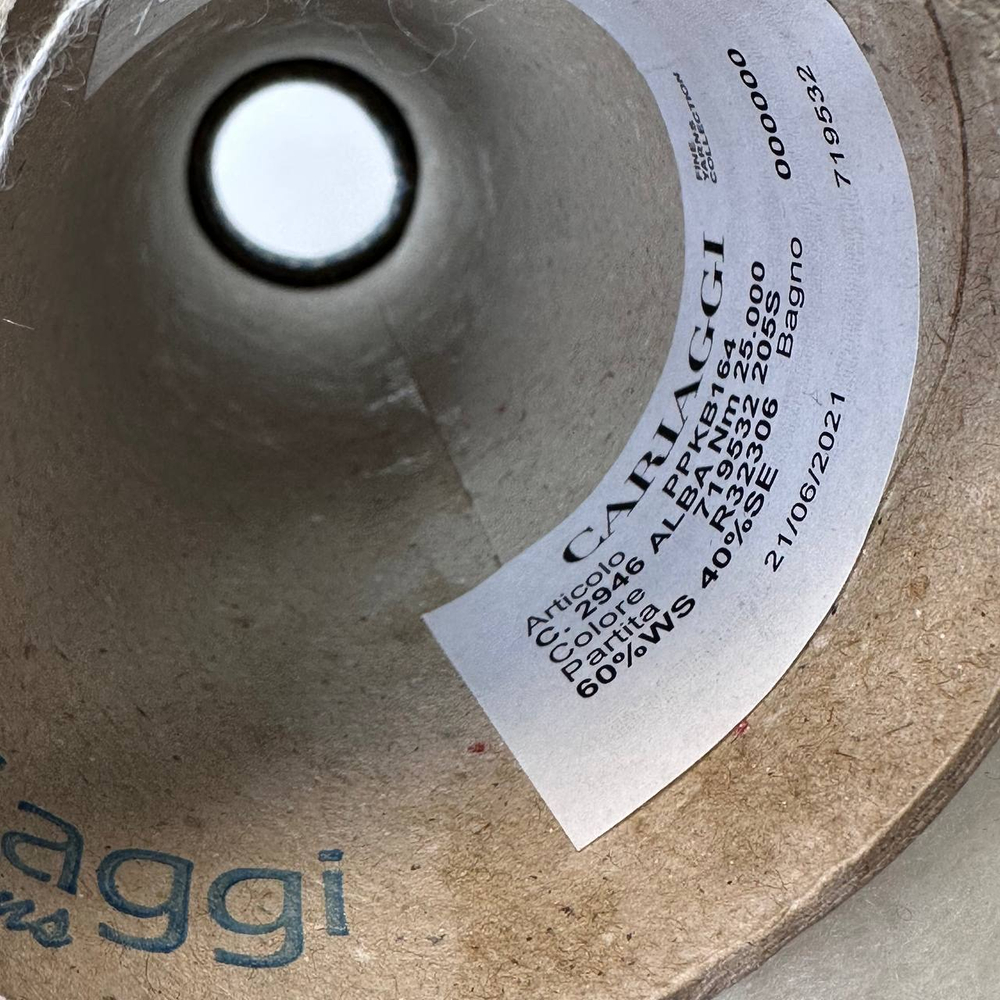 ALBA PPKB164 - CARIAGGI; 60% кашемир, 40% шёлк; 2500м/100гр; col. 719532, цвет: кремовый, топлёное молоко; S722