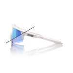 Спортивные очки 100% SPEEDCRAFT SL LE Bastille / Pearl White Glitter / Blue Mirror Photochromic Lens