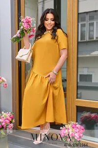 Платье 2364-желтый Minova
