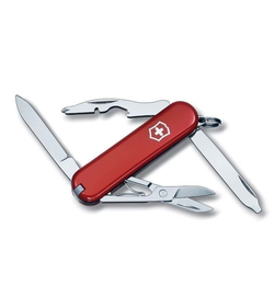 Нож-брелок VICTORINOX Rambler, 58 мм, 10 функций, красный
