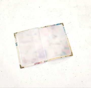 Обложка для паспорта "Винтаж" с металлическими углами