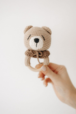 Погремушка Мишка, Бежевый