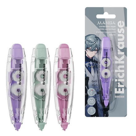 Корректирующая лента EK "Spin Manga", 5мм х 6м, с фиксацией аппликатора