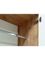 Шкаф для одежды распашной Белый 158х46х210 см