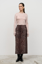 Юбка лео миди