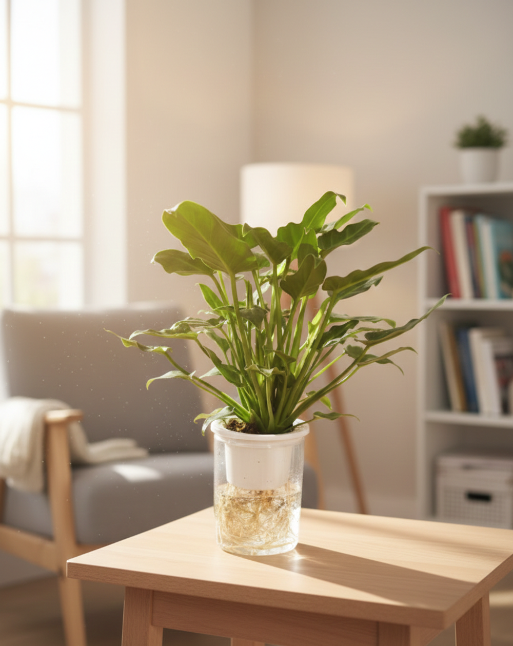 Филодендрон Angel д.11, в горшке с автополивом