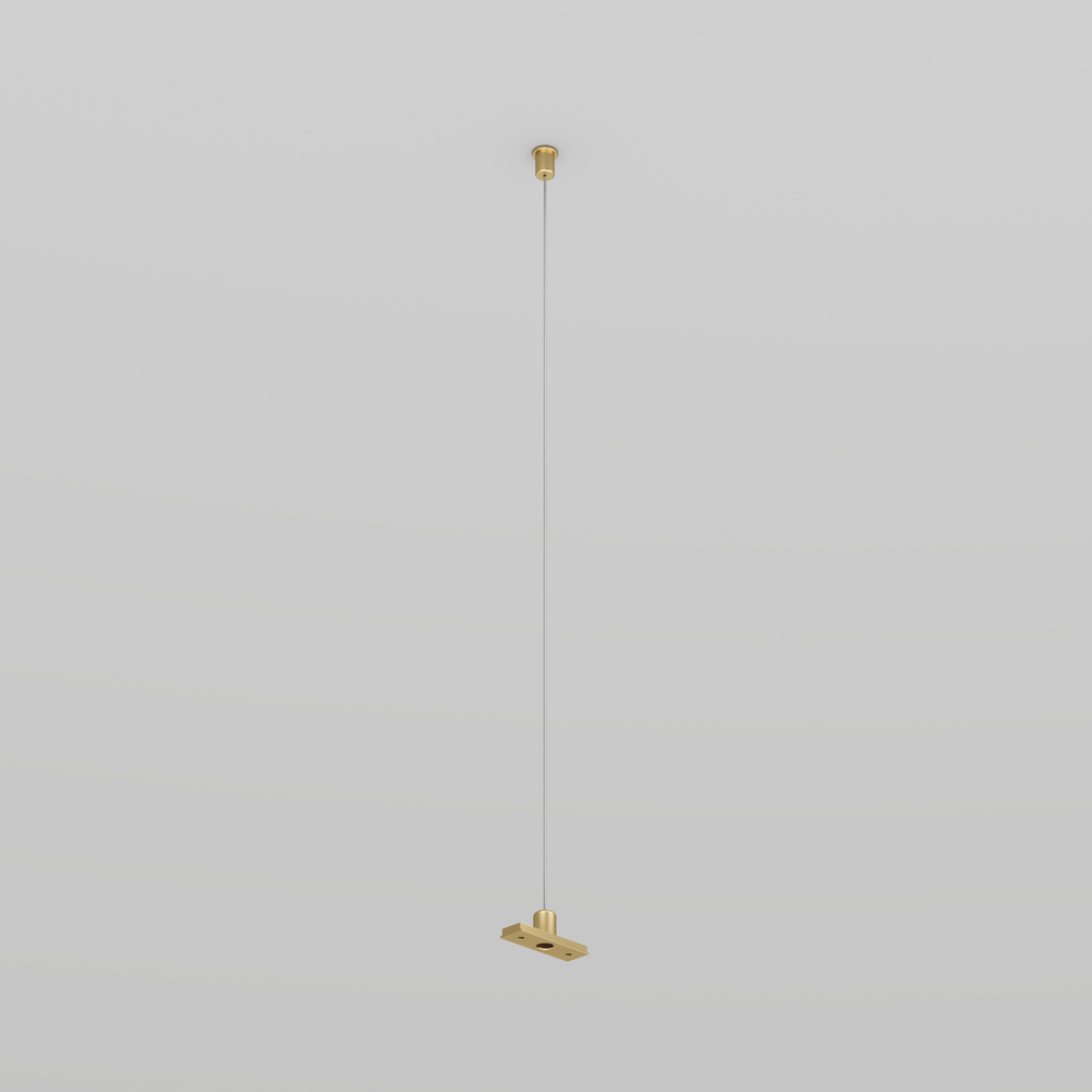 TR5718-SB Механический подвес для трека SHINE BASE, 48V DC, IP20, 2м, сатинированная латунь, алюминий