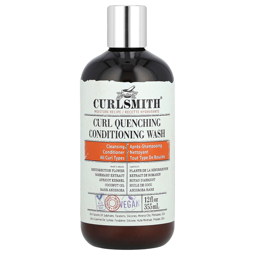 Curlsmith, Curl Quenching Conditioning Wash, для всех типов волос, 355 мл (12 жидк. унц.)