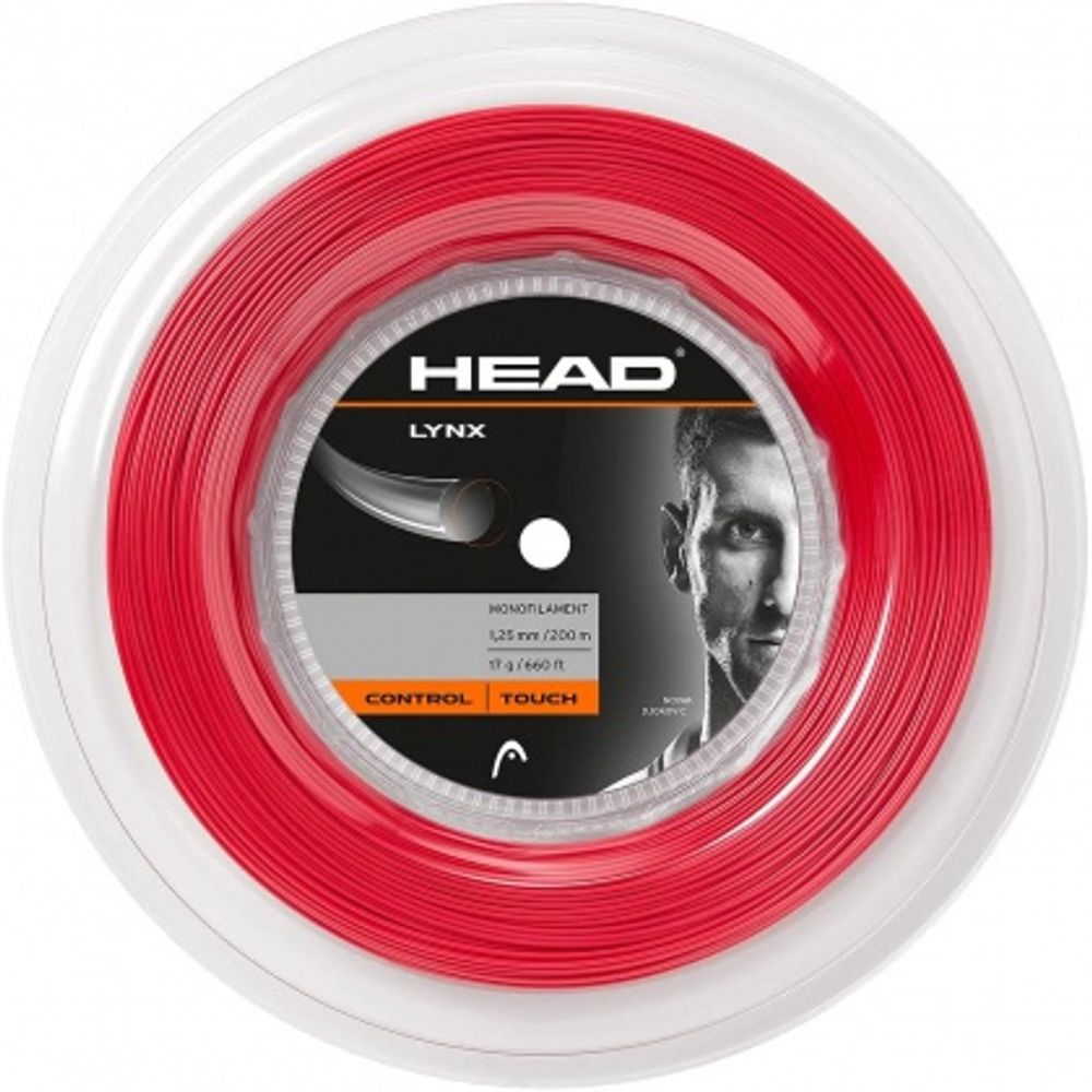 Струны для тенниса HEAD LYNX Red В нарезке (1 натяжка) 11 м