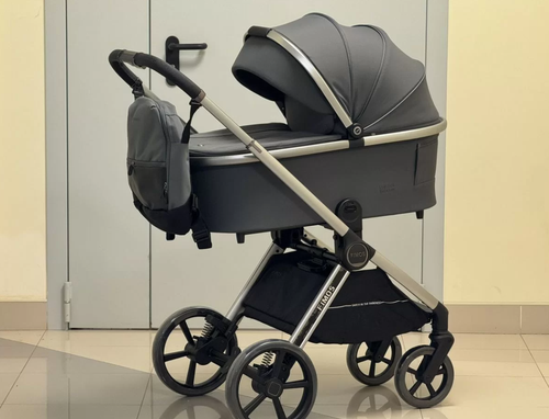 Детская коляска Luxmom FIMOS 999 2в1 (тёмно-серый)