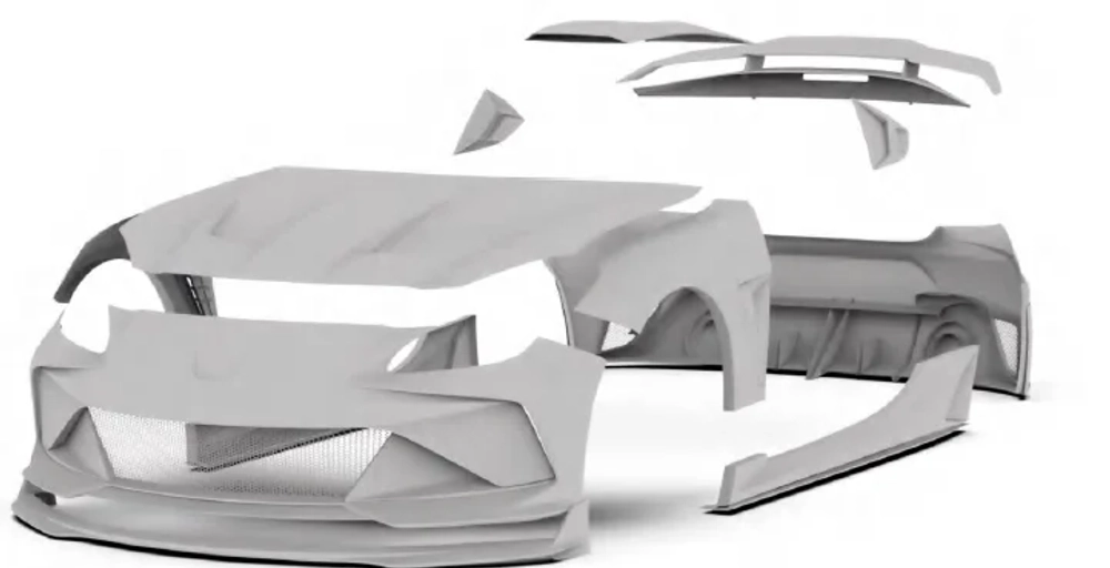 Широкий обвес в стиле Shining для Toyota GR86 / Subaru BRZ ZD8 Тойота Субару аэродинамический карбоновый тюнинг