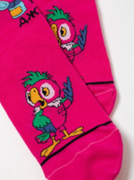 Брестские Носки женские 1161 СМФ "Попугай Кеша" (средней длины)