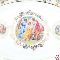 Блюдо овальное Repast Мадонна перламутр Мария-тереза 33 см