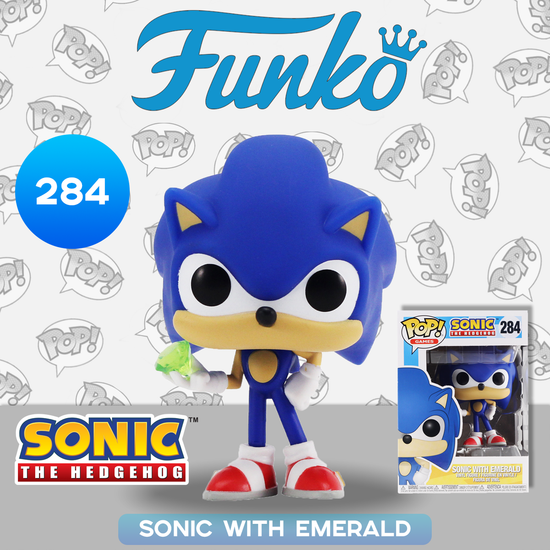 Фигурка Funko POP! Games Sonic the Hedgehog Sonic with Emerald (284) 20147