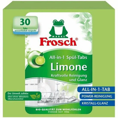 Таблетки для посудомоечной машины Frosch Лимон 30 шт