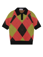 Женская Рубашка-Поло Brushed Argyle