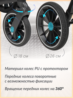 Коляска модульная 3в1 Liberty Sand beige/Песочно-бежевый LBR-2